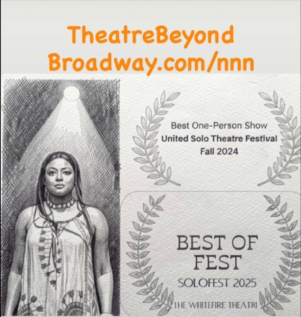 Best of Fest SoloFest 2025 Gold Laurels — Whitefire Theatre